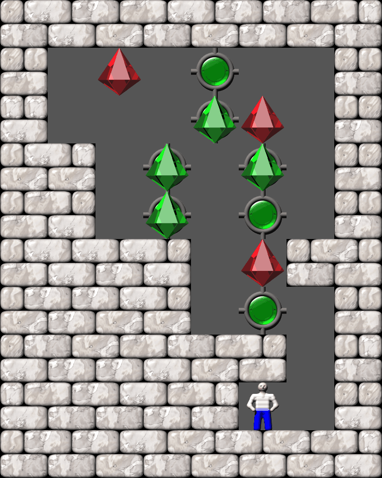 Sokoban Bugs550 collection level 84